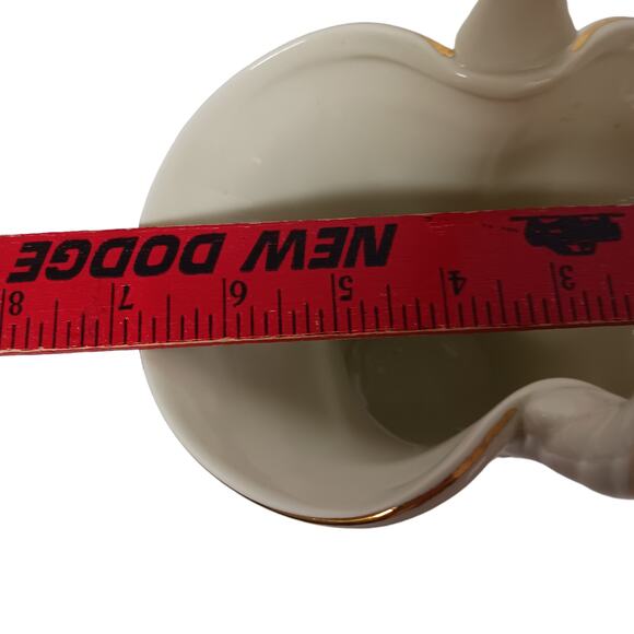 Formalities Style Ceramic Basket Vase Red Pink Rose Handle Gold Accent Decor VTG - Picture 9 of 15